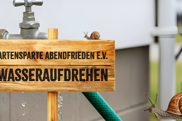 Wasseraufdrehen am 16.04.2025